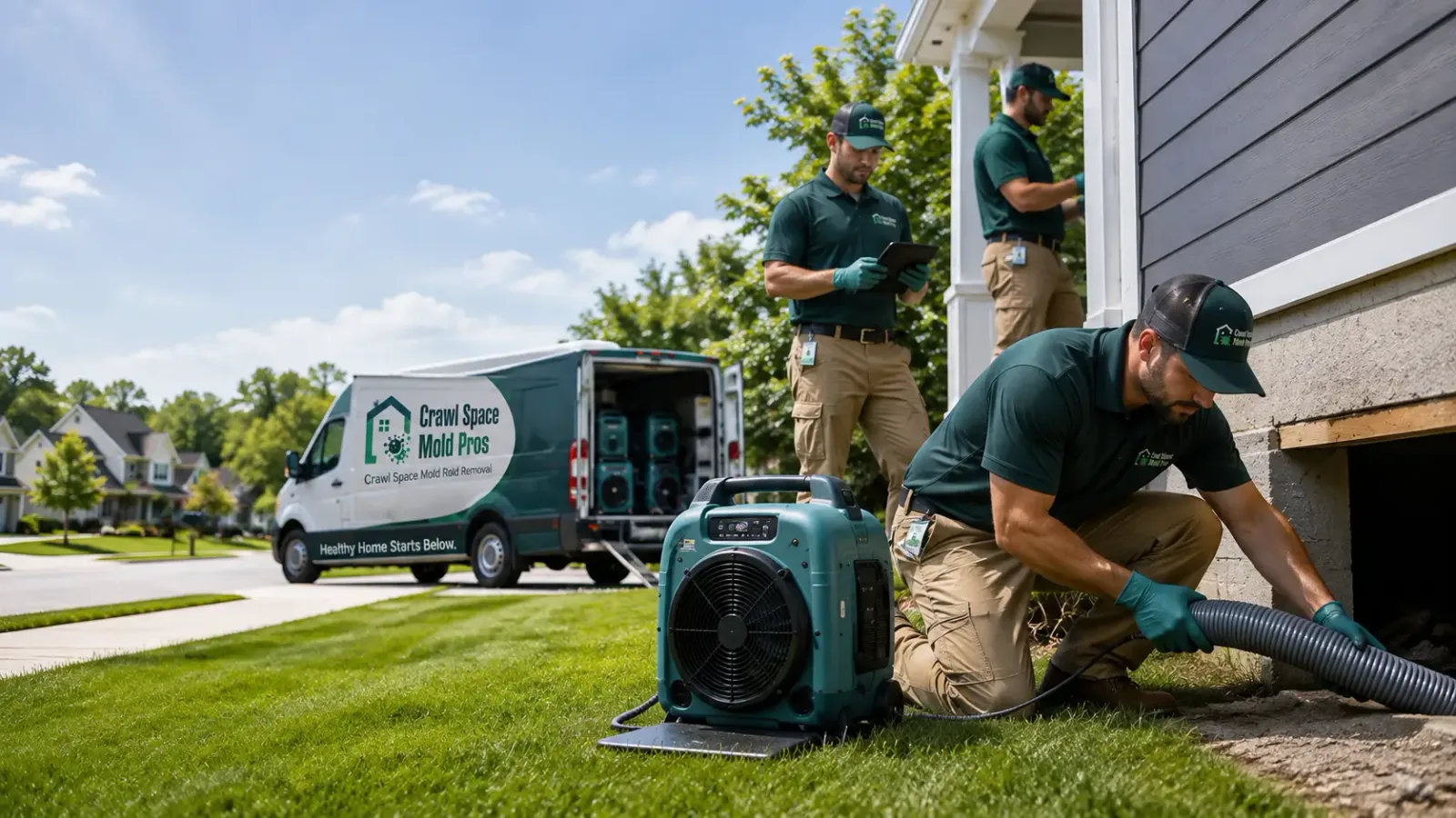 Crawl Space Mold Removal in Williamsport, IN